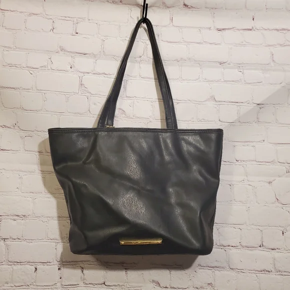 Betsey Johnson Black Quilted Large Tote Shopper Shoulder Bag- - Picture 2 of 13